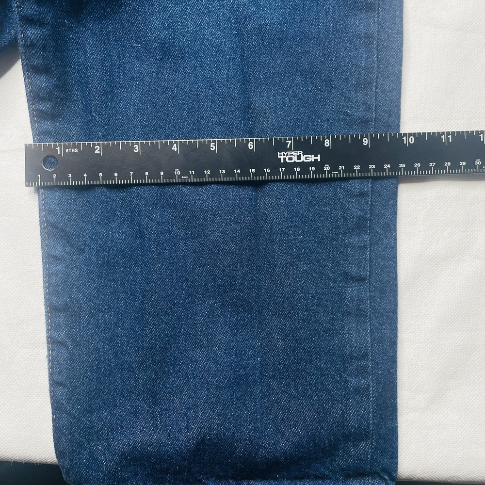 ASOS Design Baggy Jeans Mens W31 L32 Dark Wash Wide Leg Skate Denim 31x32 - Picture 13 of 16